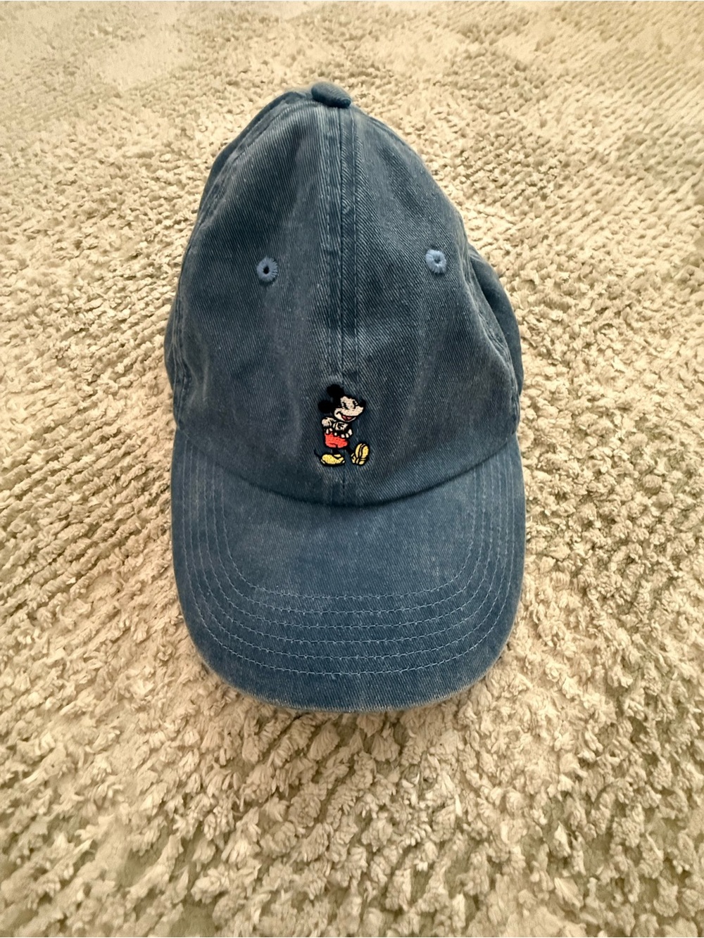 Denim Mickey Mouse Hat